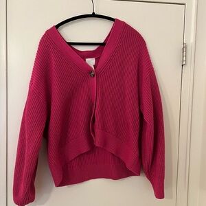 Berry Colored Cardigan, size XL | H&M